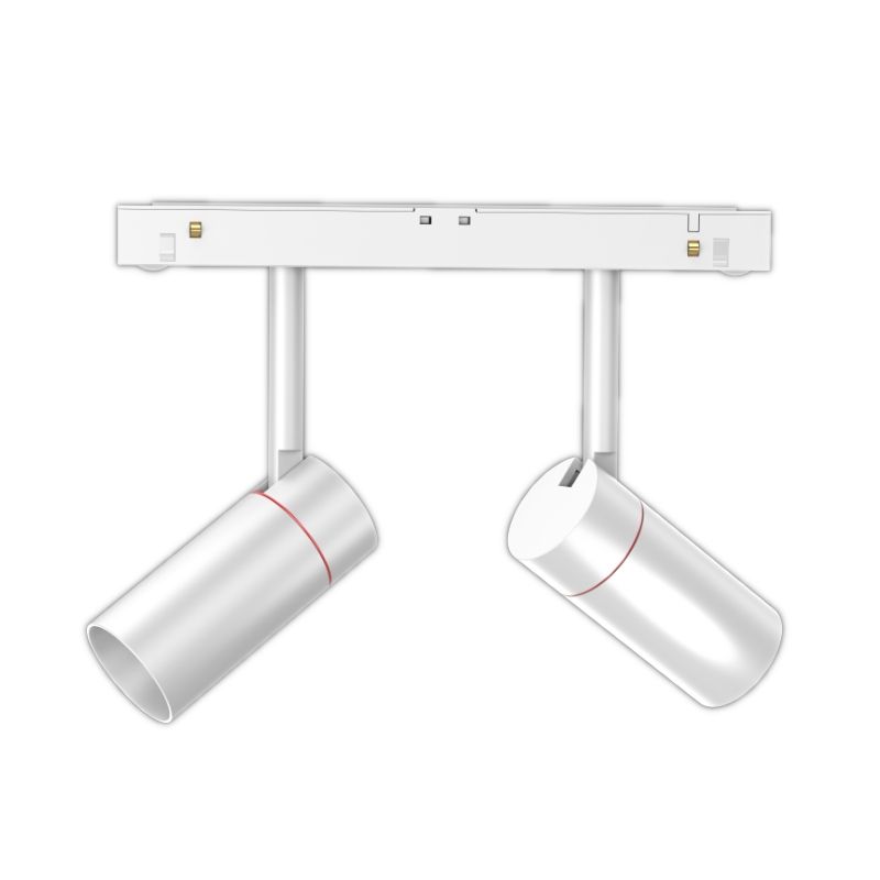 Трековый точечный светильник 2х5Вт CRI90 4000К гр. 24° IP20 NO DIM 48B белый