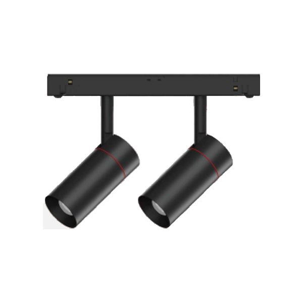 Трековый точечный светильник 2х5Вт, CRI90, 4000К, гр. 36°, IP20, DALI, 48B, черный