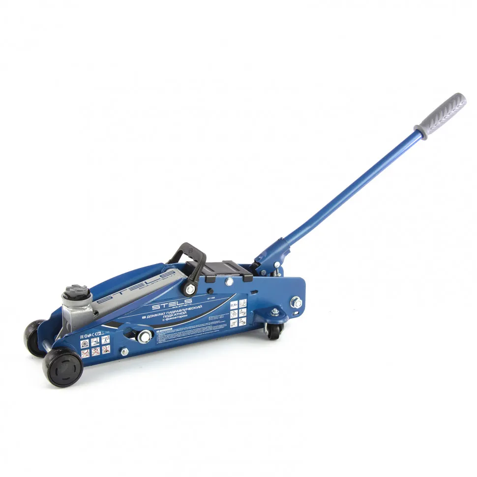 Домкрат гидравлический подкатной 2.5 т, с фиксатором, Safety Pin, 140-385 мм Stels - изображение 5