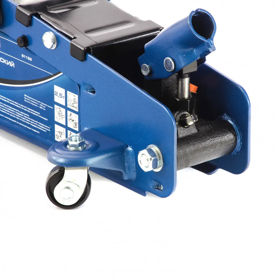 Домкрат гидравлический подкатной 2.5 т, с фиксатором, Safety Pin, 140-385 мм Stels - изображение 6