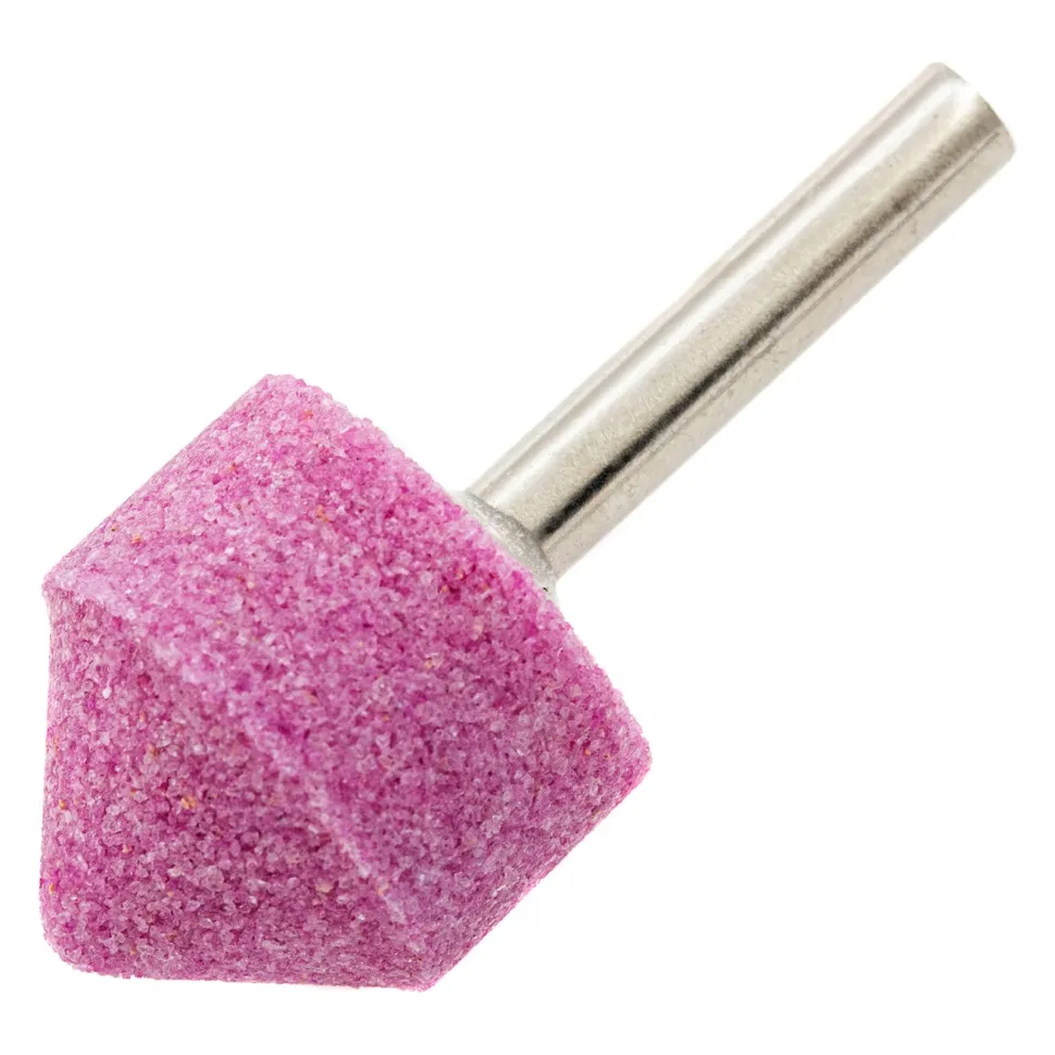 Шарошка абразивная, конус, 25 x 25 x 6 мм, F46, 3 шт Matrix - изображение 2