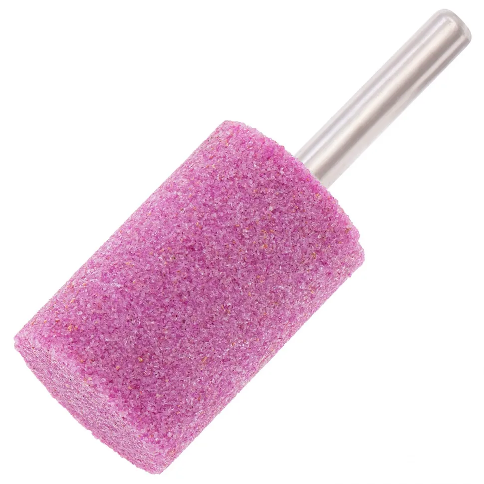 Шарошка абразивная, цилиндр удлиненный, 25 x 38 x 6 мм, F46, 3 шт Matrix - изображение 2