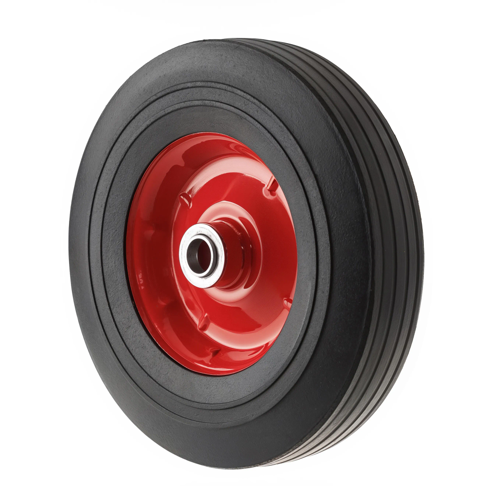 Колесо для тачки / тележки литое бескамерное , диаметр 250 мм, ось 20 мм, подшипник, SR 1901-20 1000