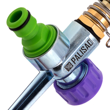 Разбрызгиватель латунный, импульсный, с регулировкой угла горизонт распыления до 26 м Palisad - изображение 9