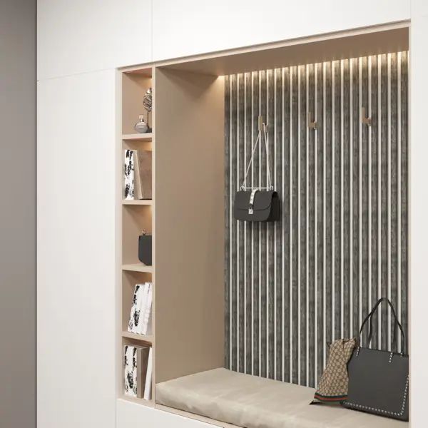 Рейка МДФ Милана Рекесс 2680x19x27 мм сосна цвет нью-йорк - изображение 2