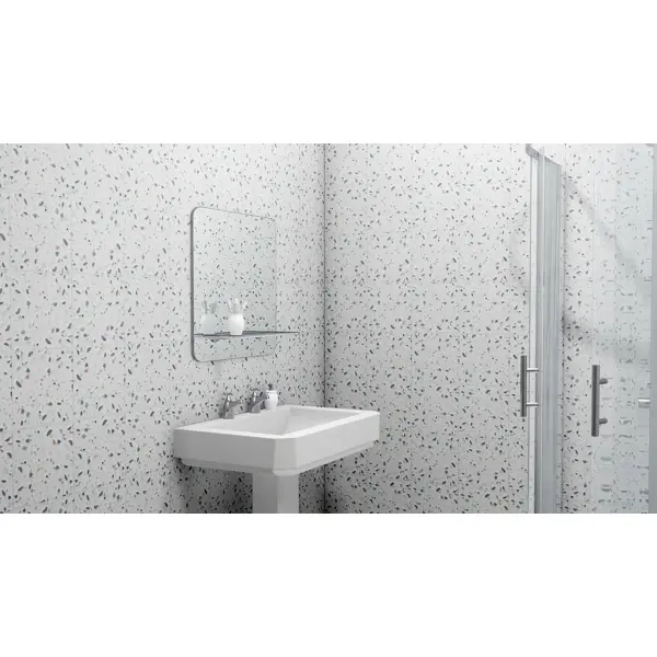 Стеновая панель ПВХ КРОНАПЛАСТ Терраццо Уно 2700x250x8 мм 0.675 м2 - изображение 5