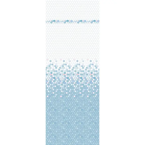 Стеновая панель ПВХ КРОНАПЛАСТ Бризоль 2700x250x8 мм голубой 0.675 м2 - изображение 2