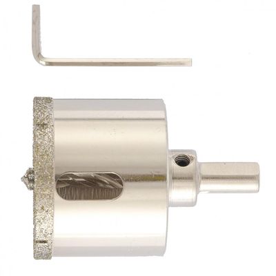 Сверло алмазное по керамограниту, 28х67 мм, трехгранный хвостовик Matrix - изображение 8