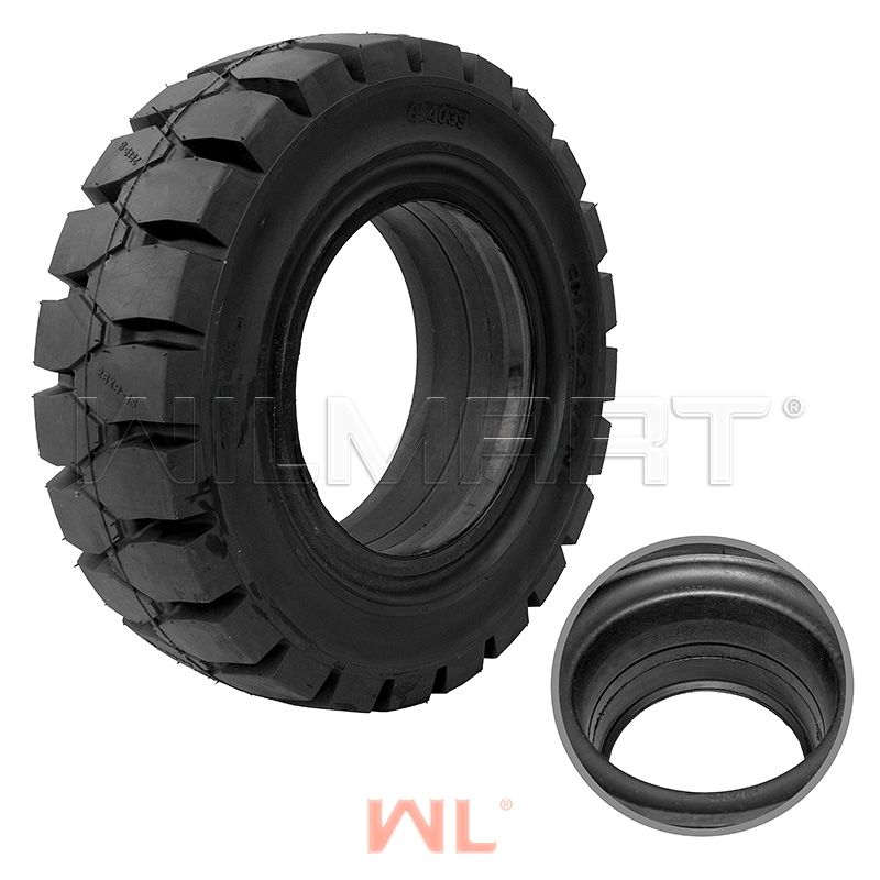 Шина цельнолитая с буртом 28х9-15 CHAOYANG (CL403S) PR6.5