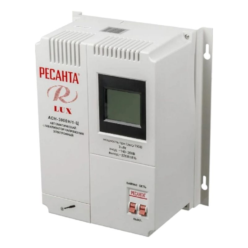 Стабилизатор Ресанта АСН-3 000Н/1-Ц Lux