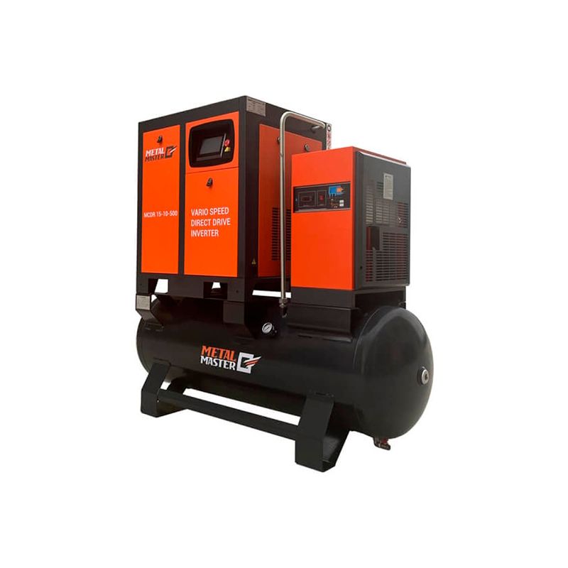 Компрессорная станция 3 в 1 с прямым приводом Metal Master MCDR 22-10-500 INVERTER - изображение 2