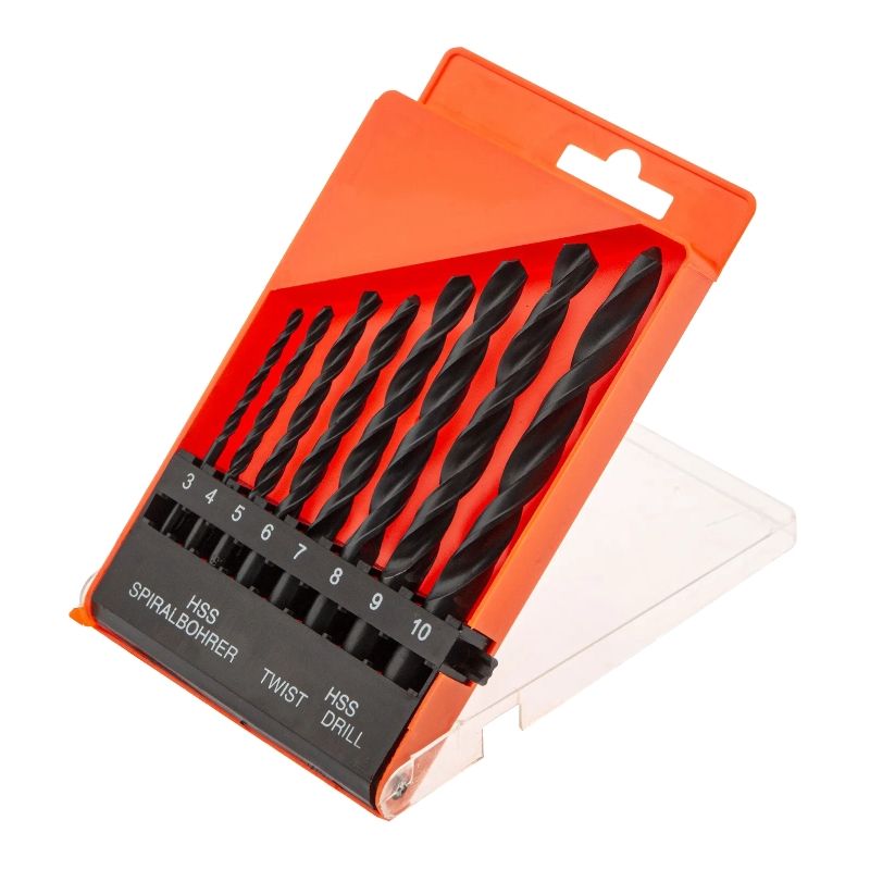 Набор сверл по металлу, 3-10 мм, (через 1 мм), HSS, 8 шт, цилиндрический хвостовик Sparta - изображение 3