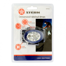 Фонарь наголовный, светодиодный, 3 режим, 10 Led, 3 х ААА Stern - изображение 4
