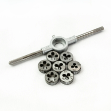 Набор плашек М3-М12, 8 предметов Сибртех - изображение 9