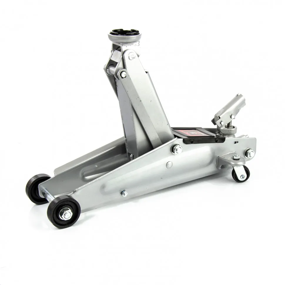 Домкрат гидравлический подкатной, 3 т, высота подъема 130-410 мм, поворотная ручка Matrix - изображение 2