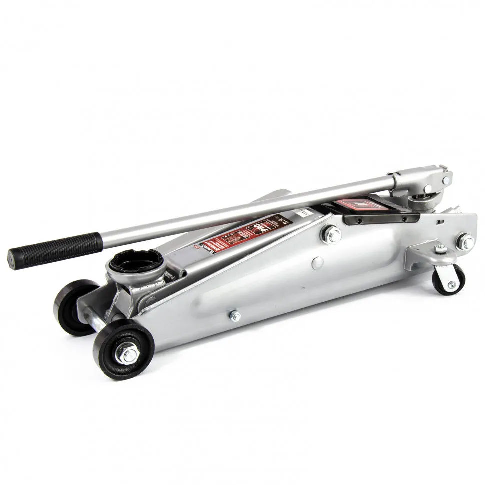 Домкрат гидравлический подкатной, 3 т, высота подъема 130-410 мм, поворотная ручка Matrix - изображение 5