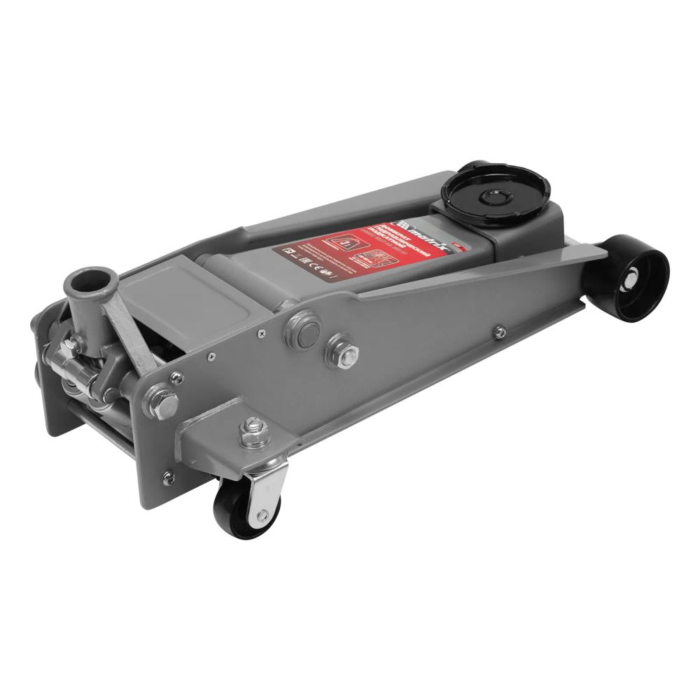 Домкрат гидравлический подкатной профессиональный, быстрый подъем, 3 т, 130-465 мм. Quick Matrix - изображение 6