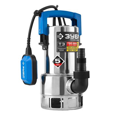 Дренажный насос ЗУБР Профессионал НПГ-Т3-1300 - изображение 8