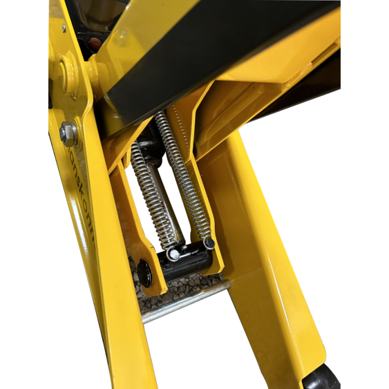 Домкрат подкатной 3т, 133-470мм, двухплунжерный насос, Hanskonner - изображение 2