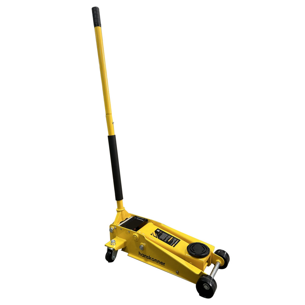 Домкрат подкатной 3т, 133-470мм, двухплунжерный насос, Hanskonner - изображение 5