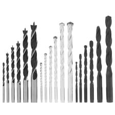 Набор сверл по бетону, металлу, дереву 3-4-5-6-8-10 мм, 18 шт, пластиковый бокс, цилиндрический хвостовик - изображение 3
