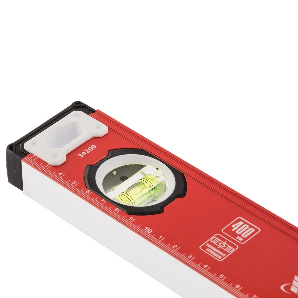 Уровень алюминиевый, фрезерованный, 3 глазка, 400 мм Matrix - изображение 4