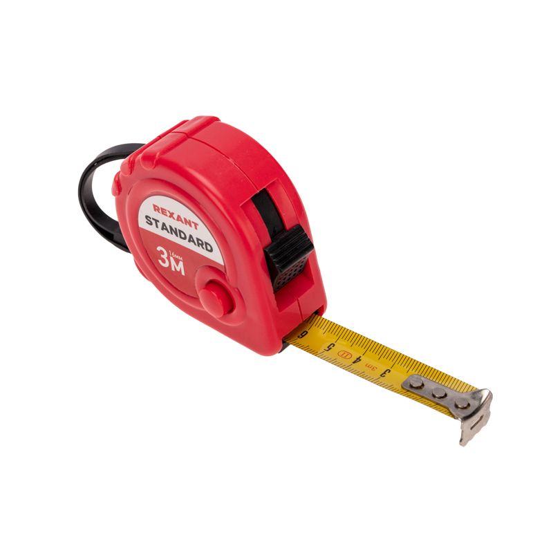 Измерительная рулетка строительная из ударопрочного пластика, 3 метра - изображение 4