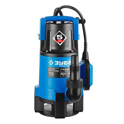 Дренажный насос ЗУБР Профессионал НПГ-Т3-550 - изображение 2