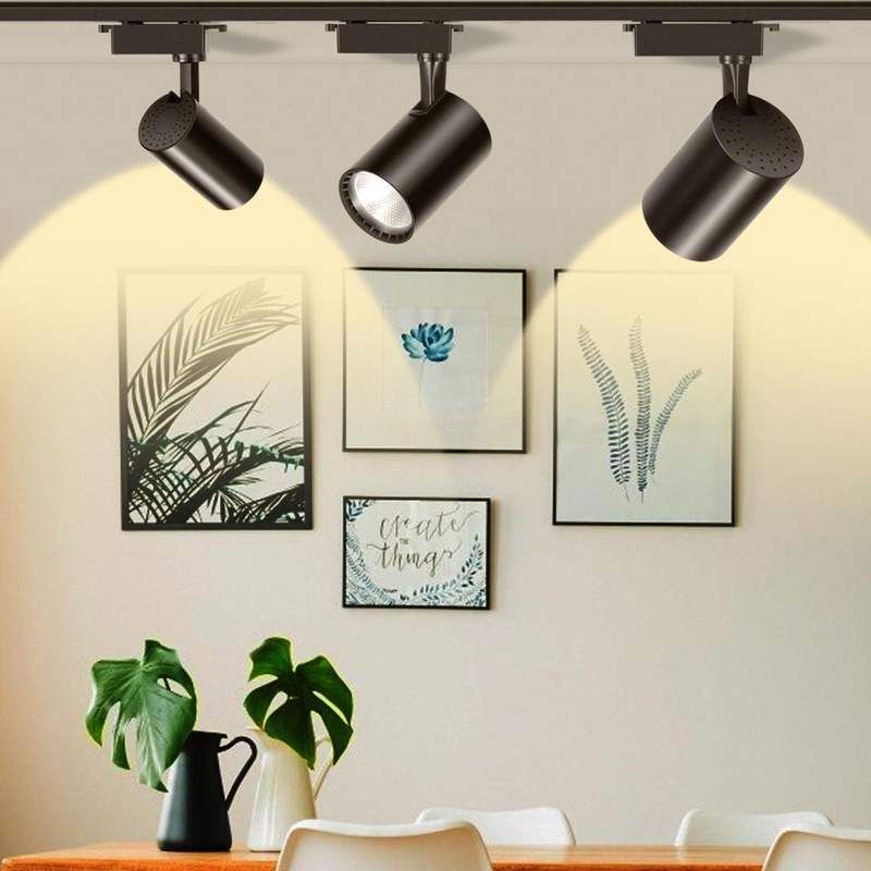 Трековый точечный светильник 3Вт, CRI90, 4000К, гр. 30°, IP20, DALI, 48B, черный - изображение 2