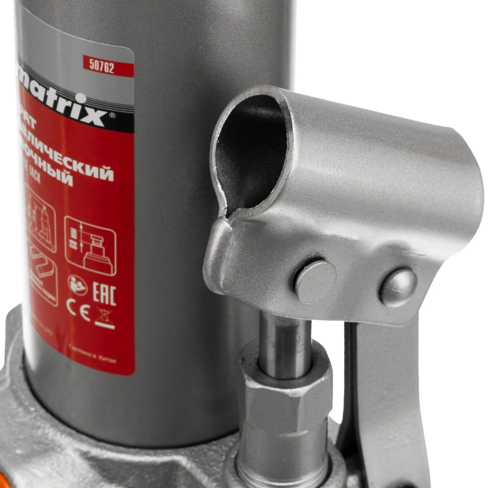 Домкрат гидравлический бутылочный, 3 т, h подъема 178-343 мм Matrix - изображение 9