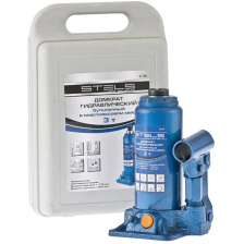 Домкрат гидравлический бутылочный, 3 т, H подъема 178-343 мм, в пластиковом кейсе Stels - изображение 4