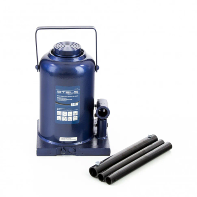 Домкрат гидравлический бутылочный, 3 т, H подъема 178-343 мм, в пластиковом кейсе Stels - изображение 6