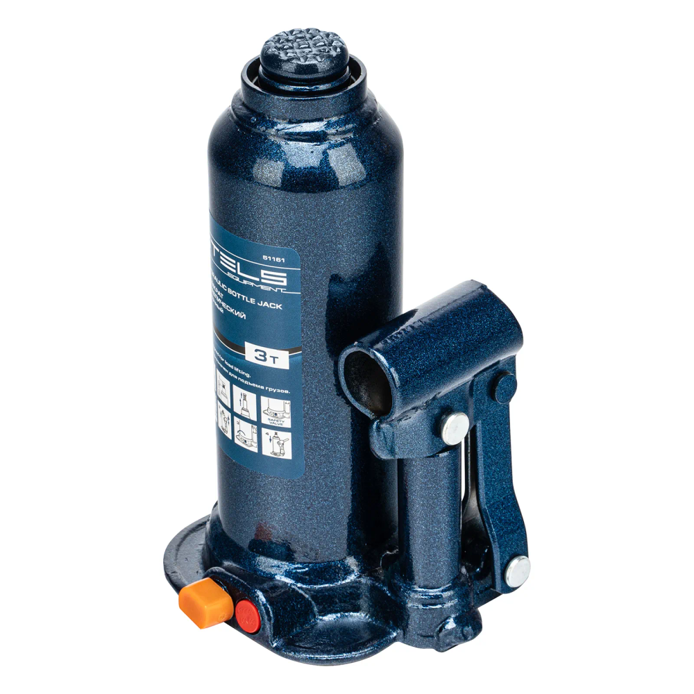 Домкрат гидравлический бутылочный, 3 т, h подъема 188-363 мм Stels - изображение 2