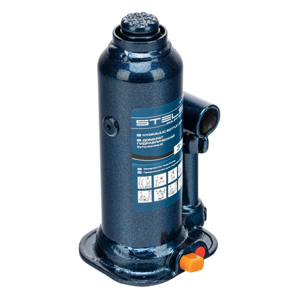 Домкрат гидравлический бутылочный, 3 т, h подъема 188-363 мм Stels - изображение 3