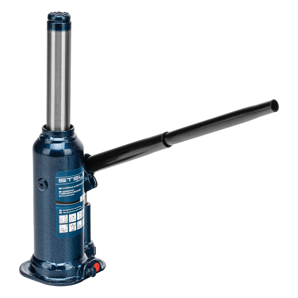 Домкрат гидравлический бутылочный, 3 т, h подъема 188-363 мм Stels - изображение 6