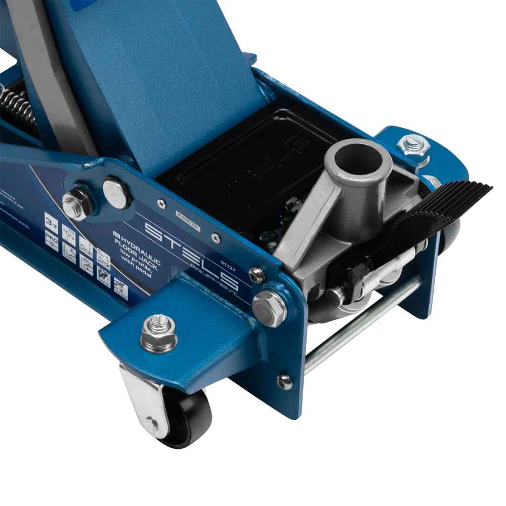 Домкрат гидравлический подкатной 3 т, быстрый подъем, Low profile quick lift, 75-505 мм, профессиона - изображение 10