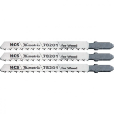 Полотна для электролобзика по дереву, 3 шт, T101B, 75х2.5 мм, HCS Matrix Professional - изображение 2