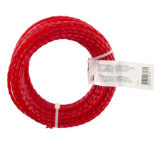 Леска для триммера квадратная витая, 3.0 ммх10 м, Россия Сибртех - изображение 6