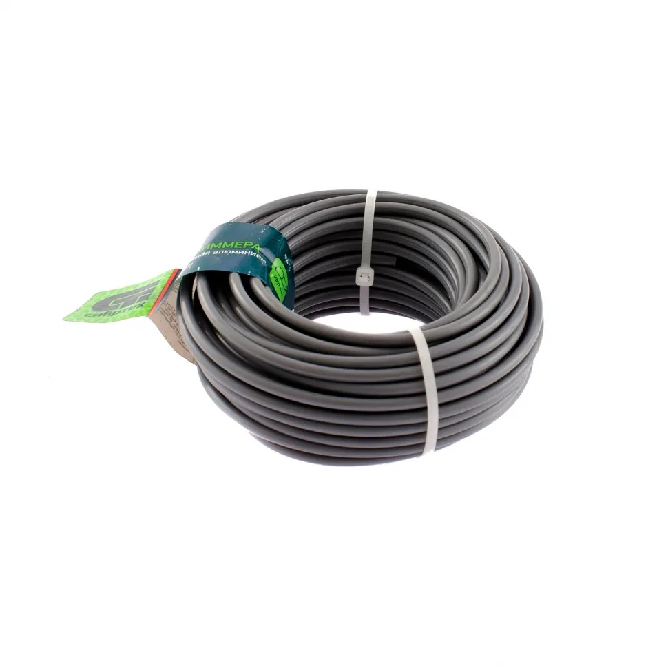 Леска для триммера круглая, армированная алюминием, 3.0 ммх10 м, Россия Сибртех - изображение 3