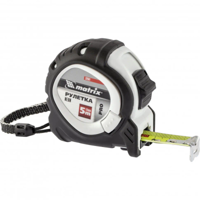 Рулетка геодезическая, 30 мх12,5 мм, металлическая лента, закрытый корпус Matrix - изображение 4
