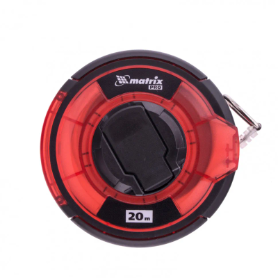 Рулетка геодезическая, 30 мх12,5 мм, металлическая лента, закрытый корпус Matrix - изображение 7