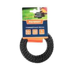 Леска для садового триммера 3,0мм PATRIOT 12м (скрученный квадрат) - изображение 4