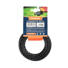 Леска для садового триммера 3,0мм PATRIOT 12м (скрученный квадрат) - изображение 5