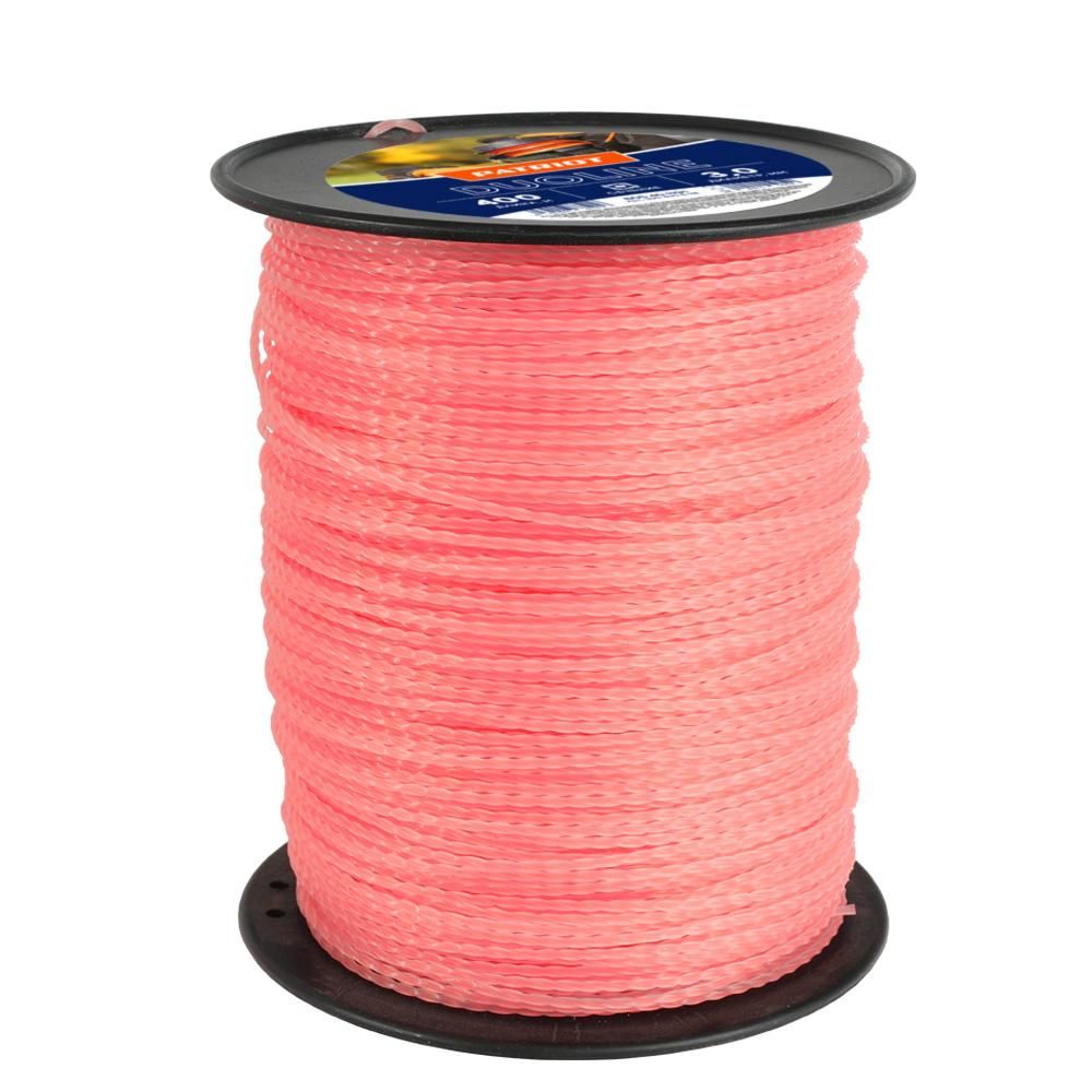 Леска для триммера 3,0мм Patriot Duoline 400м (скрученный квадрат, двухцветная)