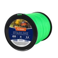 Леска для триммера 3,0мм Patriot Starline 400м (звезда, зеленая) - изображение 5