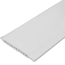 Стеновая панель ПВХ Белая 3000x100x10 мм 0.3 м2 - изображение 5