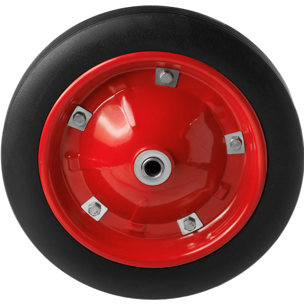 Колесо для тачки / тележки литое бескамерное , диаметр 310 мм, ось 16 мм, подшипник, SR 2500-16 1000 - изображение 2