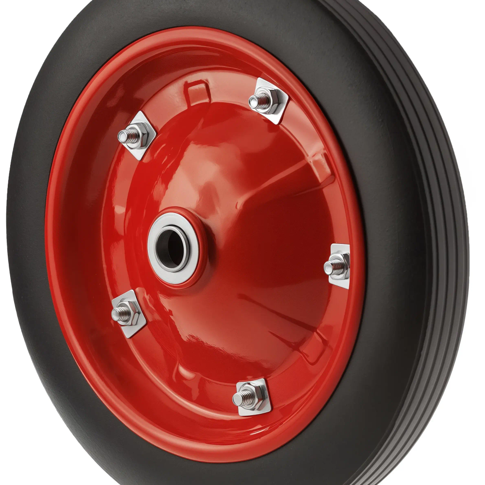 Колесо для тачки / тележки литое бескамерное , диаметр 310 мм, ось 20 мм, подшипник, SR 2500-20 1000