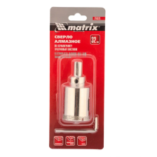 Сверло алмазное по керамограниту, 32х67 мм, трехгранный хвостовик Matrix - изображение 6