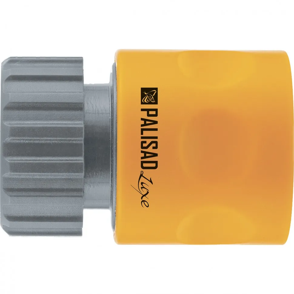 Соединитель пластмассовый, быстросъемный, внутренняя резьба 3/4, аквастоп, однокомпонентный Palisad